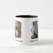 Bestes Oma je Nana Großeltern-Foto Tasse (Zentrum)