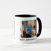Bestes Oma je Nana Großeltern-Foto Tasse (VorderseiteRechts)