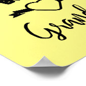 Bestes Oma je Poster (Ecke)