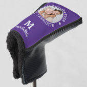 Bestes Oma-jemals-Personalisiertes Monogramm-Foto Golf Headcover (3/4 Vorderseite)