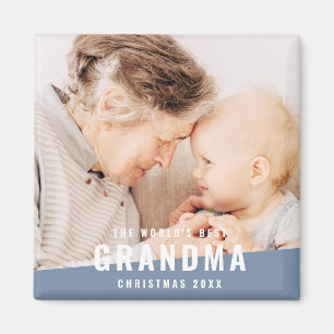 Bestes Oma Modern Chic Foto Magnet