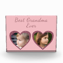 Bestes Oma Pink Hearts Custom Kids Foto