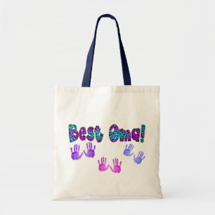 Bestes Oma scherzt Handdruck-Geschenke Tragetasche