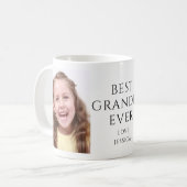 Bestes Opa 2 Foto Personalisiert Kaffeetasse (Vorderseite Links)