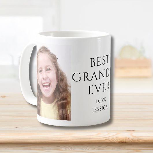 Bestes Opa 2 Foto Personalisiert Kaffeetasse