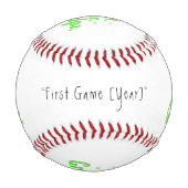 Bestes Opa-Baseball - Cooles Opa-Geschenk Baseball (Vorderseite)