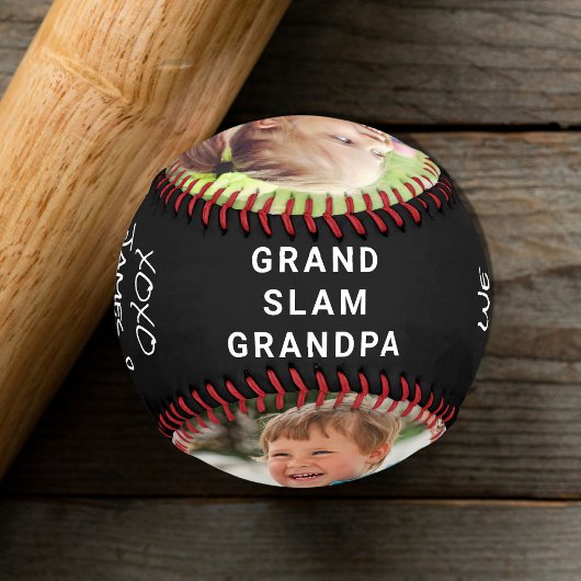 Bestes Opa Black-Foto Baseball