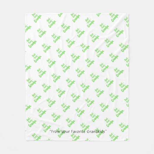 Bestes Opa-Blanket für ihn - Sondergeschenk für ih Fleecedecke (Vorderseite)