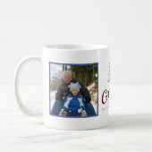 Bestes Opa Custom 2 Foto Kaffeetasse (Links)