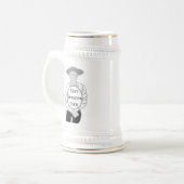 Bestes Opa-Foto Bierglas (Vorderseite Links)