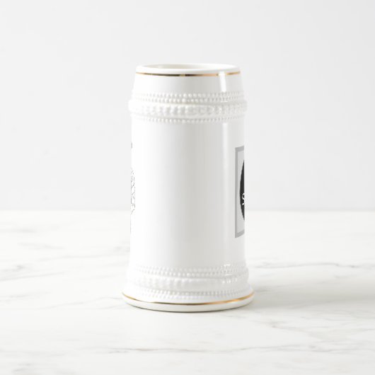 Bestes Opa-Foto Bierglas (Mittel)