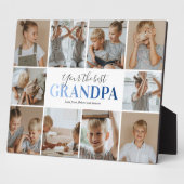 Bestes Opa-Foto Fotoplatte (Seite)