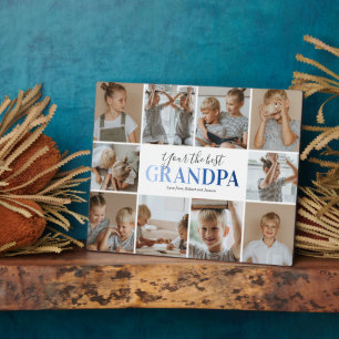 Bestes Opa-Foto Fotoplatte
