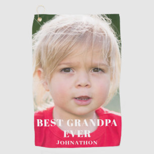 Bestes Opa-Foto Golfhandtuch
