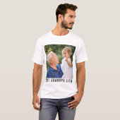 Bestes Opa-Foto je Großvater und Baby T-Shirt (Vorne ganz)