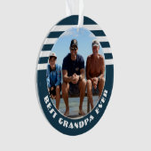 Bestes Opa-Foto je Keepake Ornament (Vorderseite)