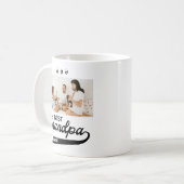 Bestes Opa-Foto Kaffeetasse (Vorderseite Links)