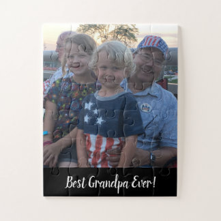 Bestes Opa-Foto-Puzzle Puzzle