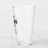 Bestes Opa-Geschenk für jedes schwarze Textherz Glas (Links)