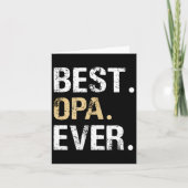 Bestes Opa Grafik Opa Geschenk von Grandtochter Gr Karte (Vorderseite)