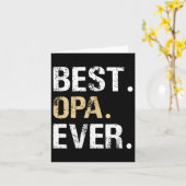 Bestes Opa Grafik Opa Geschenk von Grandtochter Gr Karte (Gelbe Blume)