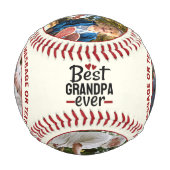 Bestes Opa-je-Baseball-Grandpa-Geschenk Baseball (Rückseite)