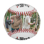 Bestes Opa-je-Baseball-Grandpa-Geschenk Baseball (Vorderseite)