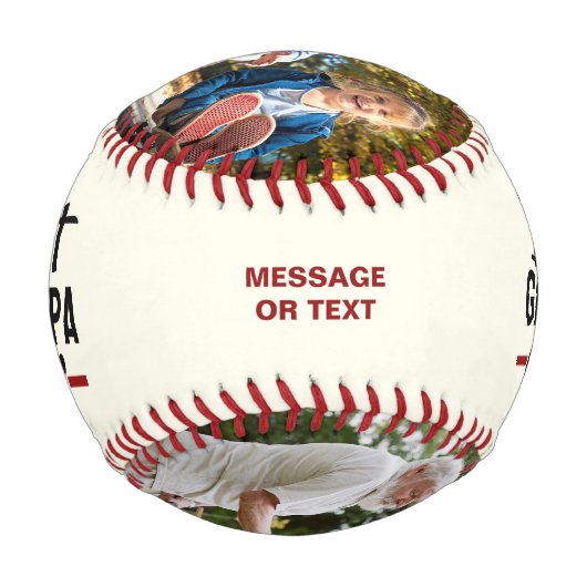 Bestes Opa-je-Baseball-Grandpa-Geschenk Baseball (Rückseite)