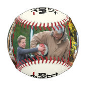 Bestes Opa-je-Baseball-Grandpa-Geschenk Baseball (Vorderseite)