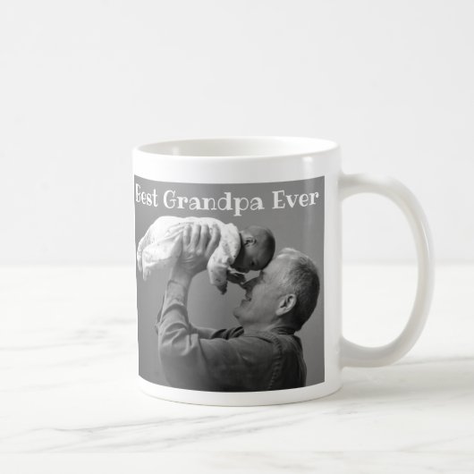 Bestes Opa-je-Foto Großes Kind Kaffeetasse (Rechts)