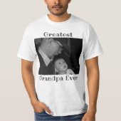 Bestes Opa-je-Foto T-Shirt (Vorderseite)