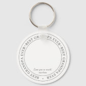 Bestes Opa je Modernes Klassisches Foto Schlüsselanhänger (Vorderseite)