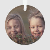 Bestes Opa-je-Script-Foto auf der Rückseite Keepak Ornament (Rückseite)