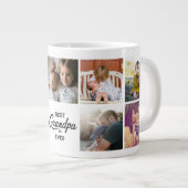 Bestes Opa-jemals-individuelles Foto Jumbo-Tasse (Vorderseite Rechts)
