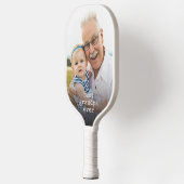 Bestes Opa-jemals-individuelles Foto Pickleball Schläger (Links)