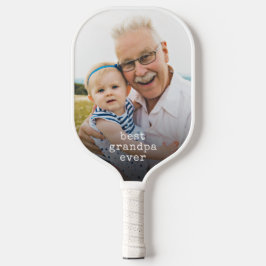 Bestes Opa-jemals-individuelles Foto Pickleball Schläger