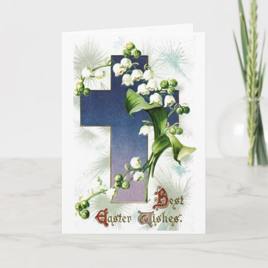 Bestes Ostern wünscht Karte (Vorderseite)