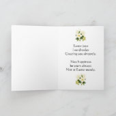 Bestes Ostern wünscht Karte (Innenseite)