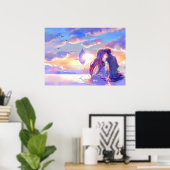 Bestes Paar Asuna und Kirito Poster (Heimbüro)