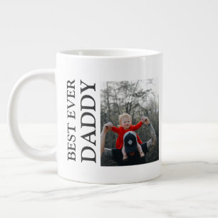Bestes Papa Aller Foto-Tasse, Benutzerdefinierter  Jumbo-Tasse