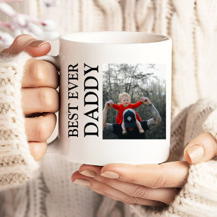 Bestes Papa Aller Foto-Tasse, Benutzerdefinierter Jumbo-Tasse