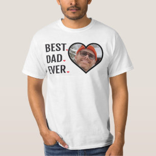 Bestes Papa Aller Zeiten Vatertag Foto T-Shirt