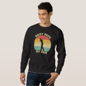 Bestes Papa By Par - Golfspielen Sweatshirt (Vorne ganz)