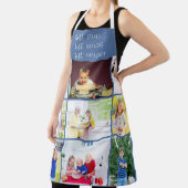 Bestes Papa Ever Editierbares 9-Foto Schürze (InSitu)