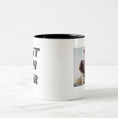 Bestes Papa Ever Vatertag Personalisiertes Geschen Zweifarbige Tasse (Mittel)