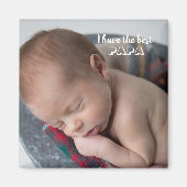 Bestes Papa-Foto Magnet (Vorne)
