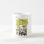Bestes Papa für Par-Geschenk für Golfspieler Kaffeetasse (Mittel)