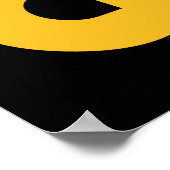 Bestes Papa in der Galaxie Poster (Ecke)