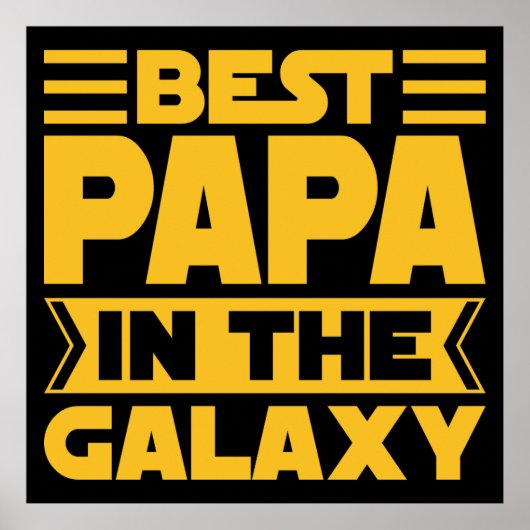 Bestes Papa in der Galaxie Poster (Vorne)