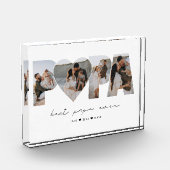 Bestes Papa je 4 Fotomaterial für Vater oder Großv Fotoblock (Links)